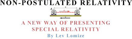 Non-Postulated Relativity